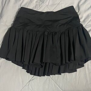Black Goldhinge Mini Skirt